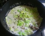 鮭とキャベツのクリームパスタ作り方6写真