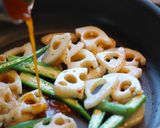 レンコンとオクラのカレー醤油炒め作り方3写真