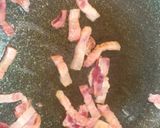 パンチェッタのクリームパスタ作り方1写真