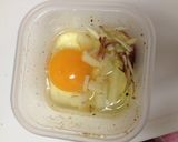 お弁当に♪茗荷とチーズレンジで卵焼き作り方2写真