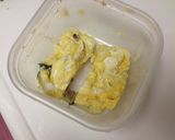 お弁当に♪茗荷とチーズレンジで卵焼き作り方5写真