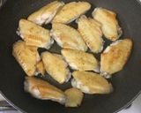 手羽先の煮物　干しシイタケ風味作り方5写真