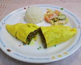 子供用☆キーマカレーのオムレツ作り方5写真