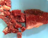 ★牛肉チャーハン★ニンニク～モリモリ♪作り方1写真