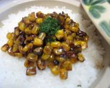 コーン缶・ソース味　とうもろこしごはん作り方3写真