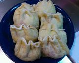 肉詰めしいたけの巾着作り方5写真