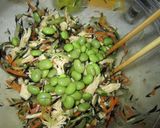 茹で鶏とひじきの梅生姜風味サラダ作り方9写真
