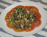 茹で鶏とひじきの梅生姜風味サラダ作り方10写真