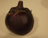 丸茄子で☆蒸し茄子　生姜醤油をつけて作り方1写真
