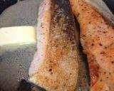 サーモンのレモンバターソース♬作り方2写真
