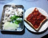 のせて焼くだけ！簡単ピザトースト作り方1写真