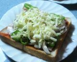 のせて焼くだけ！簡単ピザトースト作り方3写真