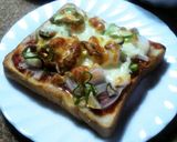 のせて焼くだけ！簡単ピザトースト作り方4写真
