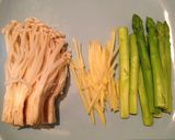 アスパラ＆えのきの肉巻き作り方1写真