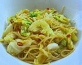 エビとズッキーニのアンチョビ パスタ作り方8写真