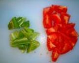 揚げ茄子とトマトの炒め物　(魚香茄子）作り方2写真