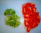 揚げ茄子とトマトの炒め物　(魚香茄子）作り方2写真