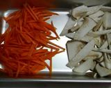 エリンギとニンジンのオイスターソース炒め作り方1写真