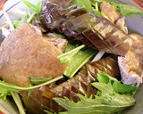簡単！　とろとろ茄子と油揚げの煮びたし作り方6写真