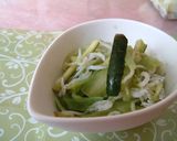 玉葱とズッキーニの海苔の佃煮和え作り方6写真