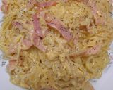 塩焼きそばDEカルボナーラ風味作り方9写真