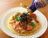 鮭の和風おろしパスタ作り方8写真