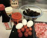 キクラゲと豚肉♪ふわふわ玉子炒め♪作り方1写真