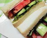 ランチに*クリームチーズとハムのサンド*作り方5写真