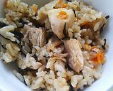 ひじきの炊き込みご飯作り方3写真