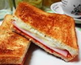 ランチに*クリームチーズとハムのサンド*作り方8写真