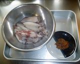 醤油麹漬けヤリイカのグリル焼き作り方1写真