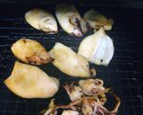 醤油麹漬けヤリイカのグリル焼き作り方9写真