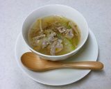 とうがんの春雨スープ　ニンニク風味作り方10写真