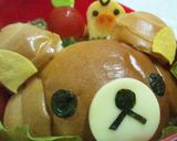 キャラ弁！バターロールで簡単リラックマ＊作り方5写真