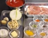 バターチキンマサラ。作り方1写真