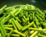 ニンニクの茎の甘辛炒め作り方2写真