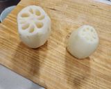 レンコンと豚肉の炒め作り方2写真