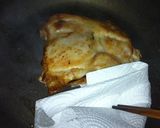 皮パリパリ:鶏の照焼き丼作り方4写真