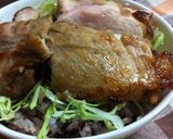 皮パリパリ:鶏の照焼き丼作り方7写真