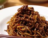 10分で出来るよ。辛うま！肉味噌つけ麺。作り方7写真