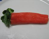 お弁当の彩りに！カニカマのカイワレ巻作り方3写真