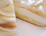 桃なヨーグルトムースケーキ。20cm作り方21写真