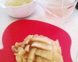 生クリーム不使用☆桃のヨーグルトケーキ。作り方3写真