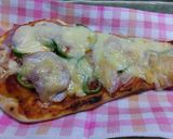 ナンでピザ風サラダ☆作り方3写真