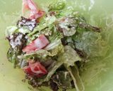 ナンでピザ風サラダ☆作り方4写真