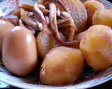 簡単煮物!イカ大根+卵+旬の野菜も加えて作り方8写真
