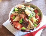 焼き鯖とトマトの丼作り方9写真