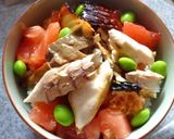焼き鯖とトマトの丼作り方6写真