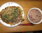 モチモチ~モロヘイヤ入りのお好み焼き作り方9写真