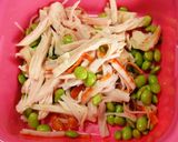枝豆とささみのマヨネーズ和え作り方4写真
